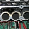 Загрязнение верхней части  коллектора сажевыми отложениями на моторе 3S-FSE