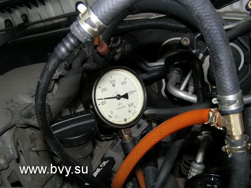 Измерение давления на двигателе Toyota