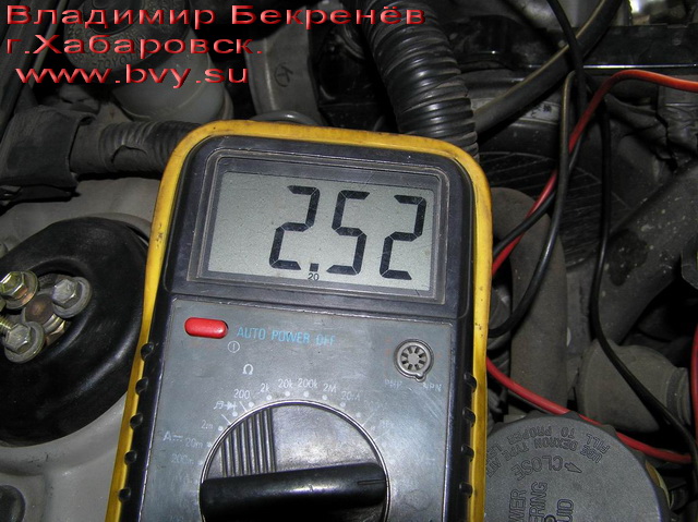 замер давления на эбу двигатель 3S-FSE